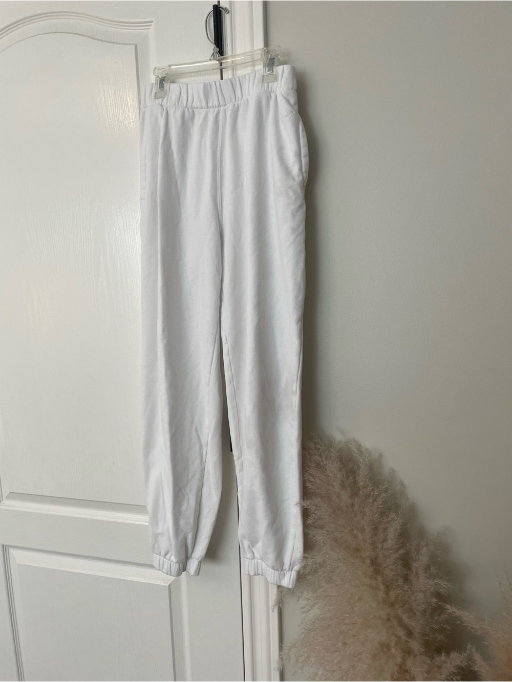 Hollister White Sweat Pants